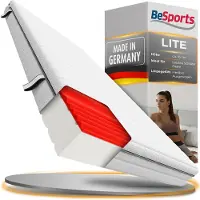Besports LITE Matratze 7-Zonen 140x200 cm, ergonomische Kaltschaummatratze H2/H3, hohe Punktelastizität, atmungsaktiv, Bezug waschbar, Standard 100