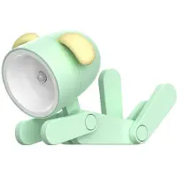 Aibecy Cartoon Nachtlicht Kinderlampe Mini Hund LED Schreibtischlampen niedlich DIY tragbar mit verstellbarem Telefonhalter für Kinder Studenten Schlafzimmer Buchstützen Kinderzimmer