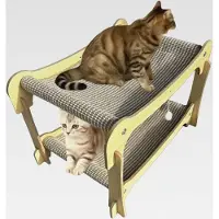 Markenlos Kratzbrett für Katzen, Kratzbrett, doppelte Dicke, Sisalstreu | Schutz für Möbel, Sofa, zum Schlafen, Klettern, Schutz von Möbeln und Teppichen im Innenbereich