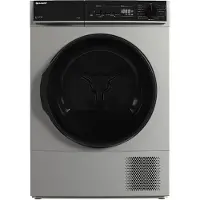Sharp KD-PRO9S7GSB-DE Trockner 9 kg BubbleDrum Zwei-Wege-Schleudern Veezy App