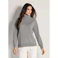 MADELEINE Rollkragenpullover "Kaschmirpullover Rollkragenpullover mit Rippstrick-Details" Aus Good-Cashmere