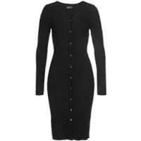 Laura scott Longstrickjacke aus Rippqualität - auch als Strickkleid tragbar