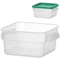 Super Merchant Lebensmittelbehälter mit Trennwand,, 1,9L, 190x190x(H)95mm