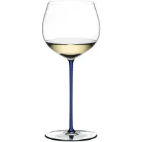 Riedel 4900/97D FATTO A MANO Oaked Chardonnay Weinglas - Stiel DUNKELBLAU