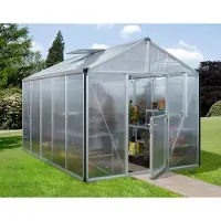 Pergart Vitavia, Aktionsangebot (inkl. 100 Euro Zubehör): Gewächshaus "Zeus 10000", aluminium eloxiert, 10,0 m², 10 mm HKP