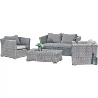 Garden Pleasure Lounge Gruppe AVILA 4-teilig