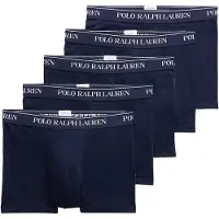 Ralph Lauren für Herren. 714864292009 Pack mit 5 Boxershorts aus elastischer Baumwolle in Marineblau (S), Heimtextilien