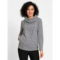Inspirationen WITT WEIDEN Sweatshirt in grau-graphit-bedruckt | Gr.: 36