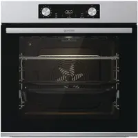 Gorenje BPS6737E14X Einbau-Backofen Multifunktion, 77 Liter,Pyroclean Selbstreinigung, Airfry, Pizza-Funktion, Auftaufuktion, Edelstahl
