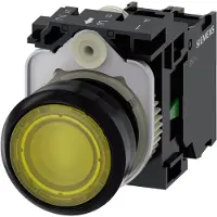 Siemens Drucktaster 1f ge rnd Ř22mm 1S 3SU1103-0AB30-1BA0