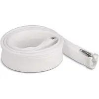 DeLOCK Geflechtschlauch mit Reißverschluss 1 m x 30 mm weiß