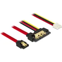 DeLOCK SATA Kabel & Floppy Buchse, 30cm