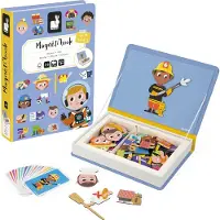 Janod MAGNETIBOOK - BERUFEN, 3 Jahr(e), Karton, Blau, Mehrfarbig