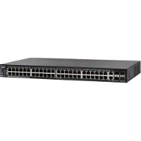 Cisco SG550X-48P, Managed, L3, Gigabit Ethernet (10/100/1000), Power over Ethernet (PoE), Rack-Einbau, 1U