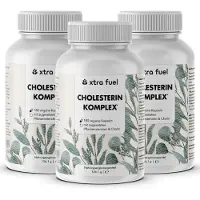 XTRA FUEL Cholesterin Komplex - Nährstoffkomplex mit Pflanzensterolen & Monacolin K 378 g Kapseln