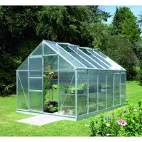 Pergart Vitavia, Aktionsangebot (inkl. 100 Euro Zubehör): Gewächshaus "Merkur 9900", aluminium eloxiert, 9,9 m², 6 mm HKP