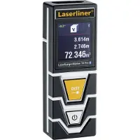 Laserliner LaserRange-Master T4 Pro, Laser-Distanzmessgerät, m, Schwarz, Orange, Weiß, Digital, LCD, 1+2