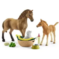 Schleich HORSE CLUB Sarahs Tierbaby-Pflege, Horses, 5 Jahr(e), Mehrfarbig, Kunststoff