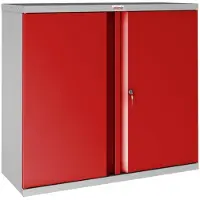 Phoenix SC1010GRK 2-türiger Stationärschrank Schlüsselschloss Rot