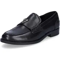 GUESS für Damen. FLTBSOLEA14 Leder-Mokassins Beliso schwarz (40), Wohnung, Keine, Lässig, Klassisch