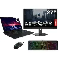 Lenovo Legion Pro 5 16 + Legion 27Q-10 Monitor, Legion Keyboard & Legion Mouse AMD Ryzen 9 8945HX Prozessor 2,50 GHz bis zu 5,40 GHz, Windows 11 Home 64, 1 TB SSD M.2 2242 PCIe 4.0 TLC