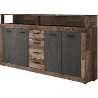 Lookway Kommode ROMANO mit Schubladen, Old style dark / Matera