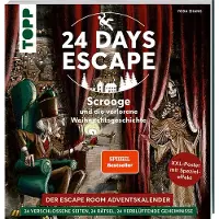 Sonstige Verlage 24 DAYS ESCAPE - Der Escape Room Adventskalender: Scrooge und die verlorene Weihnachtsgeschichte. SPIEGEL Autor