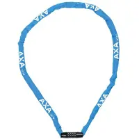 Axa Rigid RCC Combo Kettenschloss 120cm Blau