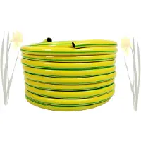 Markenlos Gartenschlauch 1" Zoll 50m Gelb Wasserschlauch Schlauch