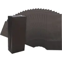 Rayher Hobby Materialen Papier Blockbodenbeutel 25 Stk 6x10x24 cm umweltfreundliche Verpackung
