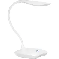 Aibecy LED Schreibtischlampe, 3 dimmbare Helligkeit, Touch-Steuerung, 360° flexiblem drehbarem Kopf, ultraleicht augenschonende Tischleuchte wiederaufladbar, fuer Lernen, Lesen, Arbeiten, Camping