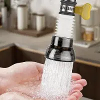 OEM Kraanfilter, Wasserfilter, Wasserreiniger, 360-Grad-Drehfilter, für Hauswasser mit Duschkopf, Filtermuster, für Waschbeckenverlängerung, einfach zu installieren und universell kompatibel.