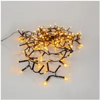 MARELIDA LED Lichterkette - GOLDEN LED Serie - 1200 ultra warmweiße LED - L: 24m - schwarzes Kabel - f. Außen