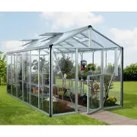 Pergart Vitavia, Aktionsangebot (inkl. 100 Euro Zubehör): Gewächshaus "Zeus 11900", aluminium eloxiert, 11,9 m², 3 mm ESG, 10 mm HKP