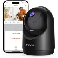 Tenda Überwachungskamera Innen Kamera WLAN CP3 V3 0 Sicherheit 3MP WiFi 6 2 Wege Audio