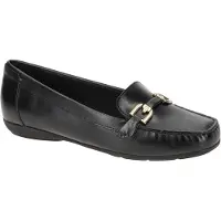 Geox ANNYTAH MOC Damenschuhe - bequeme Slipper - Halbschuhe schwarz NEU
