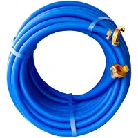 Markenlos Trinkwasserschlauch 19 mm (3/4"), 25 m Rolle mit GEKA Plus Trinkwasser Kupplungen