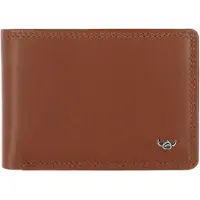 Golden Head Leder Geldbörse Polo RFID Protect Minischeintasche 1196 Cognac braun