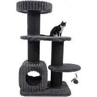 Canadian Cat Company Kratzbaum Taylor · anthrazit · ca. 68 x 48 x 119 cm