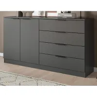 Inn.Furn Sideboard "Swan" in grau Kommode 148 x 80 cm