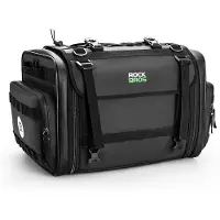 RockBros Motorradtasche 43-50L Satteltasche Mit Regenshutz und Schultergurten, faltbar zur Aufbewahrung Gepäcktasche