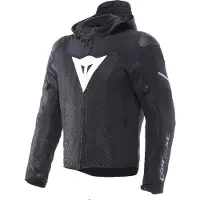 Dainese Super Sprint Air Motorrad Textiljacke, schwarz/weiß, 48