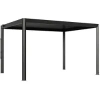 PRIMEYARD 4x8m Pergola in anthrazit; mit Lamellendach in anthrazit - (GFPV01128)