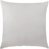 TRAUMSCHLAF Uni Biber Kissenbezug Restposten Kissenbezug einzeln 80x80 cm | silber - grau