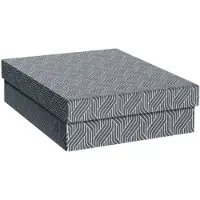 Leitz VON by Leitz Aufbewahrungsbox »Mittel flach« 26,5/36,5/10 cm 7 L 3 Stück grau, 26.5x10x36.5 cm