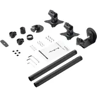StarTech.com .com Tischhalterung für zwei Monitore, Vertikal, Stahl - Für bis zu Zwei 27" oder 34" (10kg) Ultrawide VESA Mount Monitore, Klemme, 10 kg, 33 cm (13"), 68,6 cm (27"), 100 x 100 mm, Schwarz
