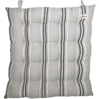 Greengate Sitzkissen NELL Grau mit Streifen 40x40 | Gr.: onesize