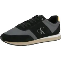 Calvin Klein Nachhaltige Herrensportschuhe: Stilvolle Performance in Schwarz/Grau/Oker