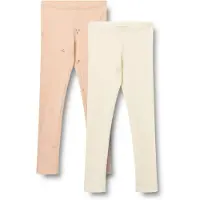 Wheat 2er-Set: Leggings "Jules" in Orange/ Creme - 140