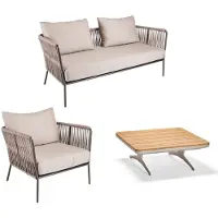 Stern Marla/Enya Gartenlounge-Set 3-teilig